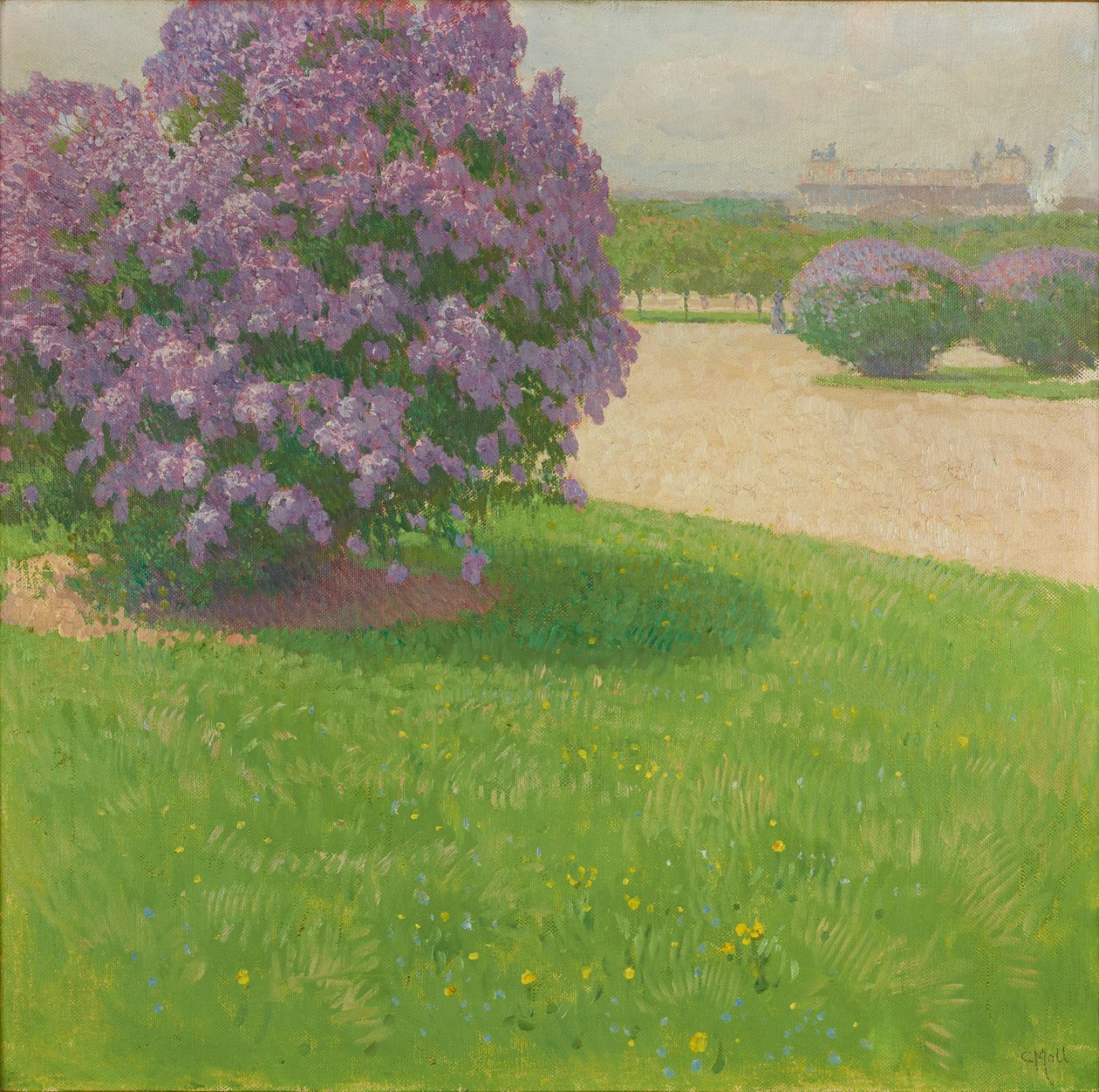 Plaza de los Héroes con lila de Carl Moll