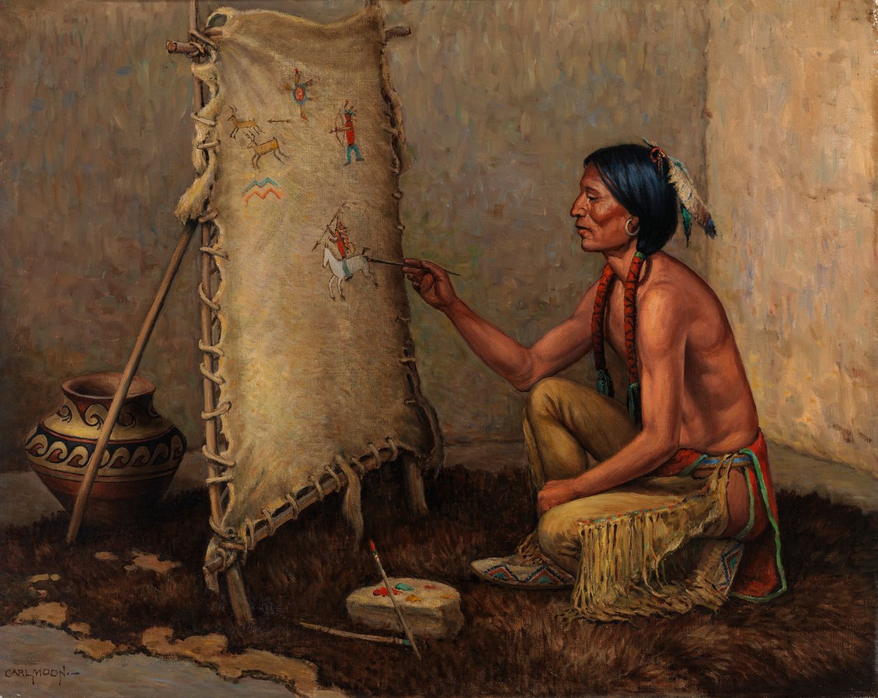 Artista indio de Carl Moon