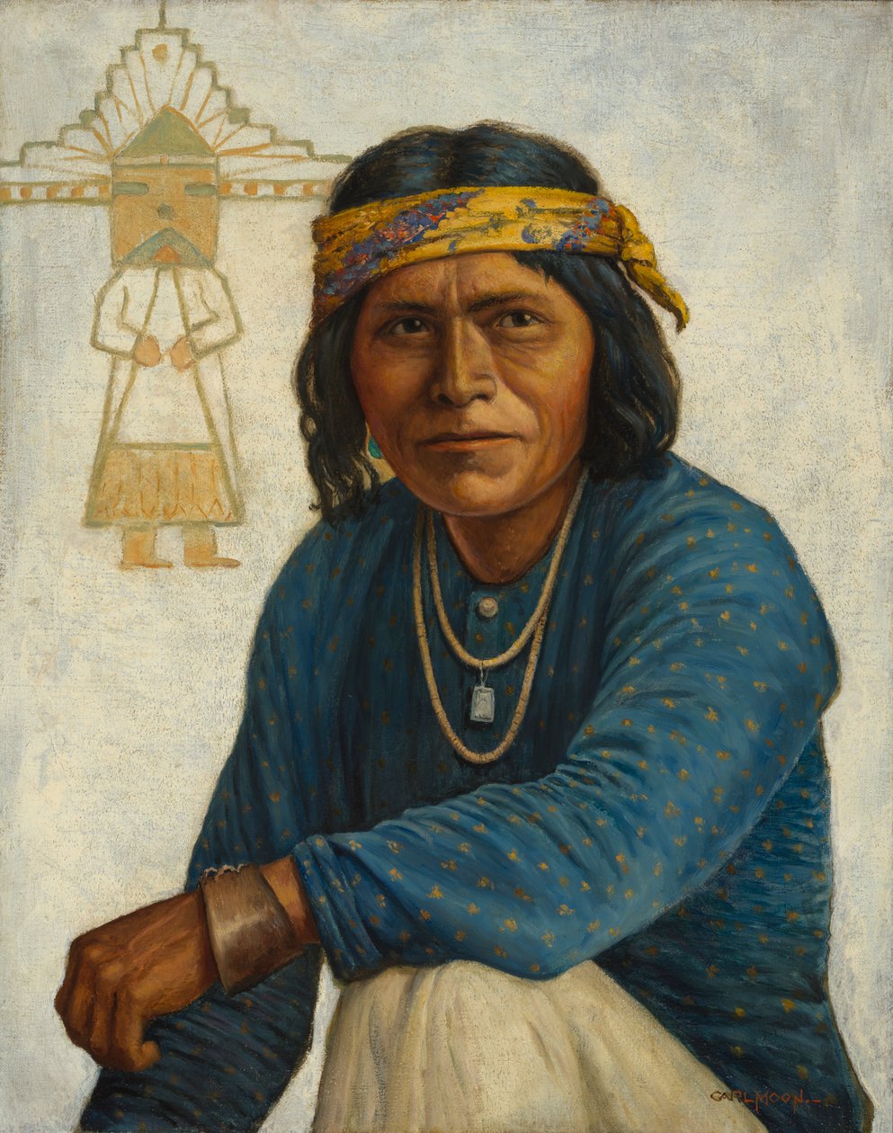 Hombre Zuni de Carl Moon