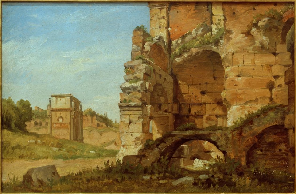 El Coliseo en Roma de Carl Morgenstern