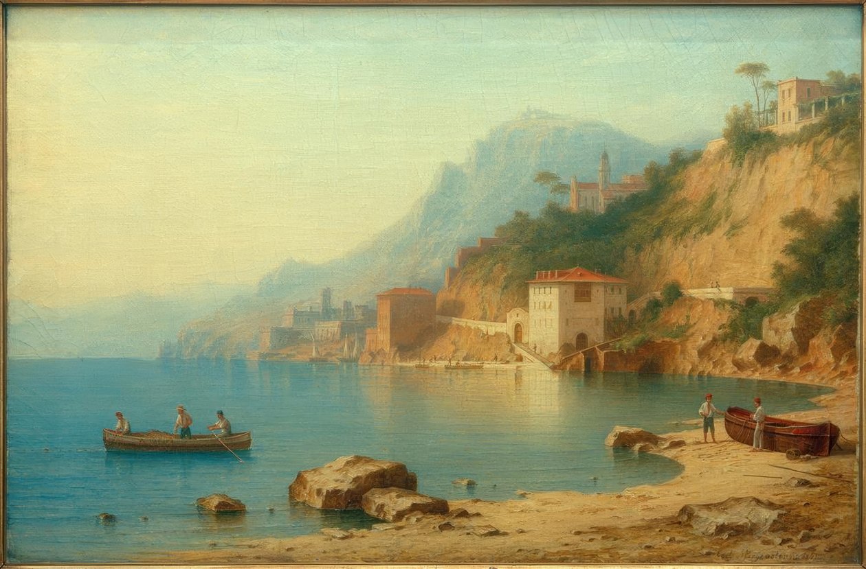 La bahía de Villafranca de Carl Morgenstern