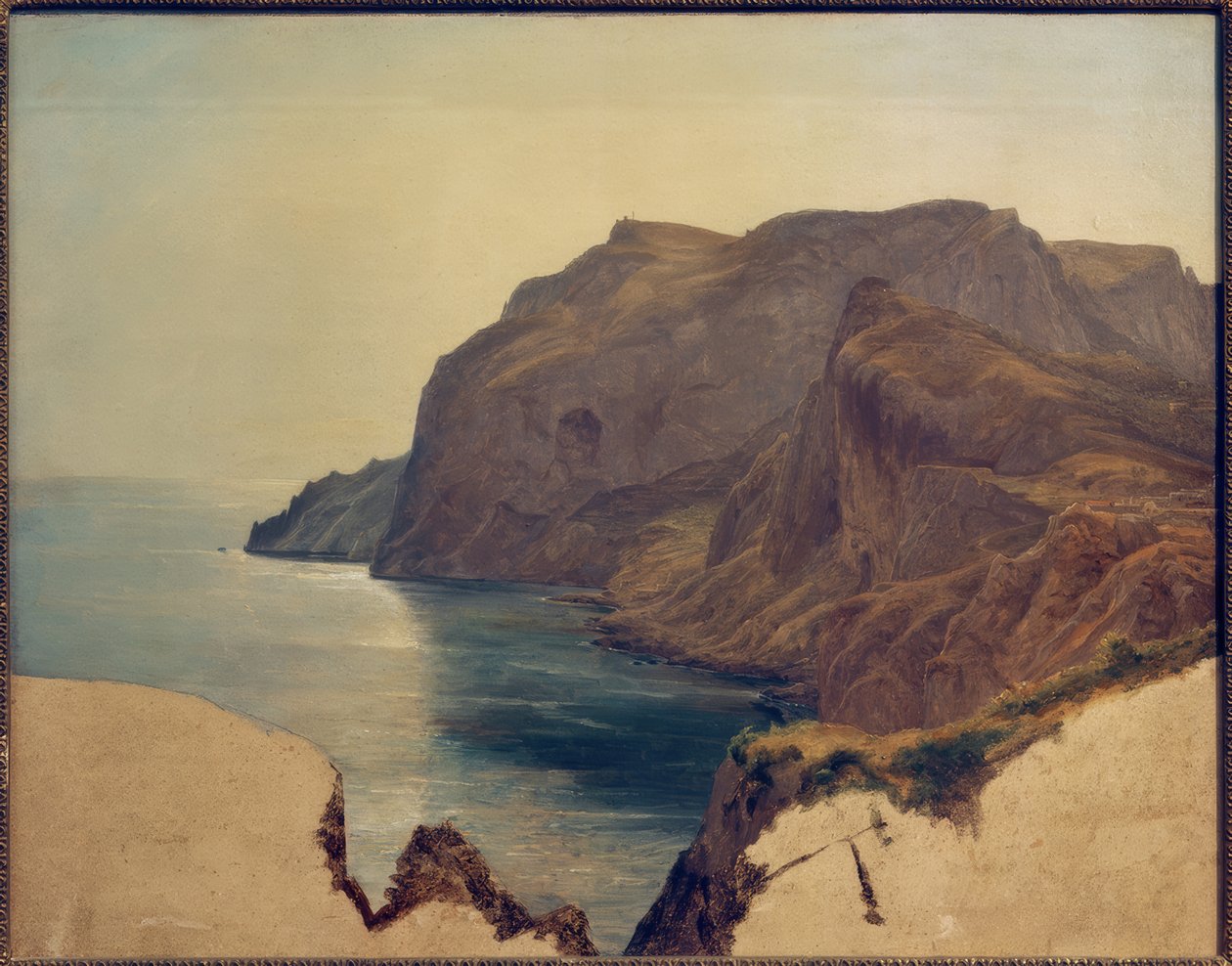 Estudio de Capri al amanecer de Carl Morgenstern