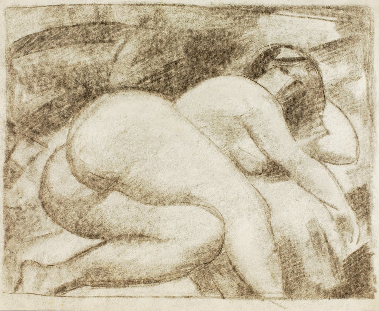 Desnudo femenino reclinado de Carl Newman