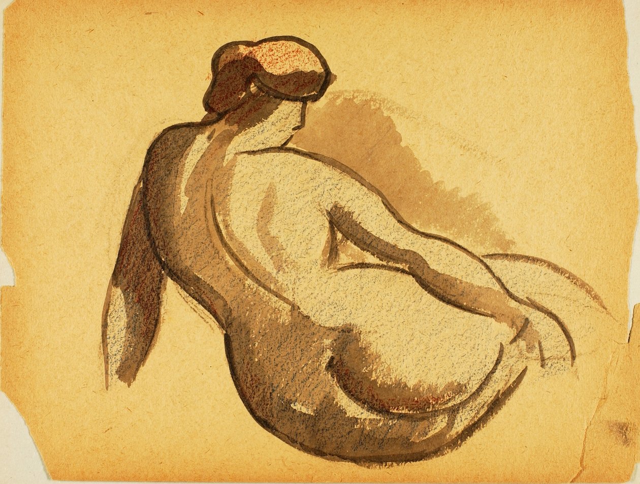 Desnudo reclinado de Carl Newman