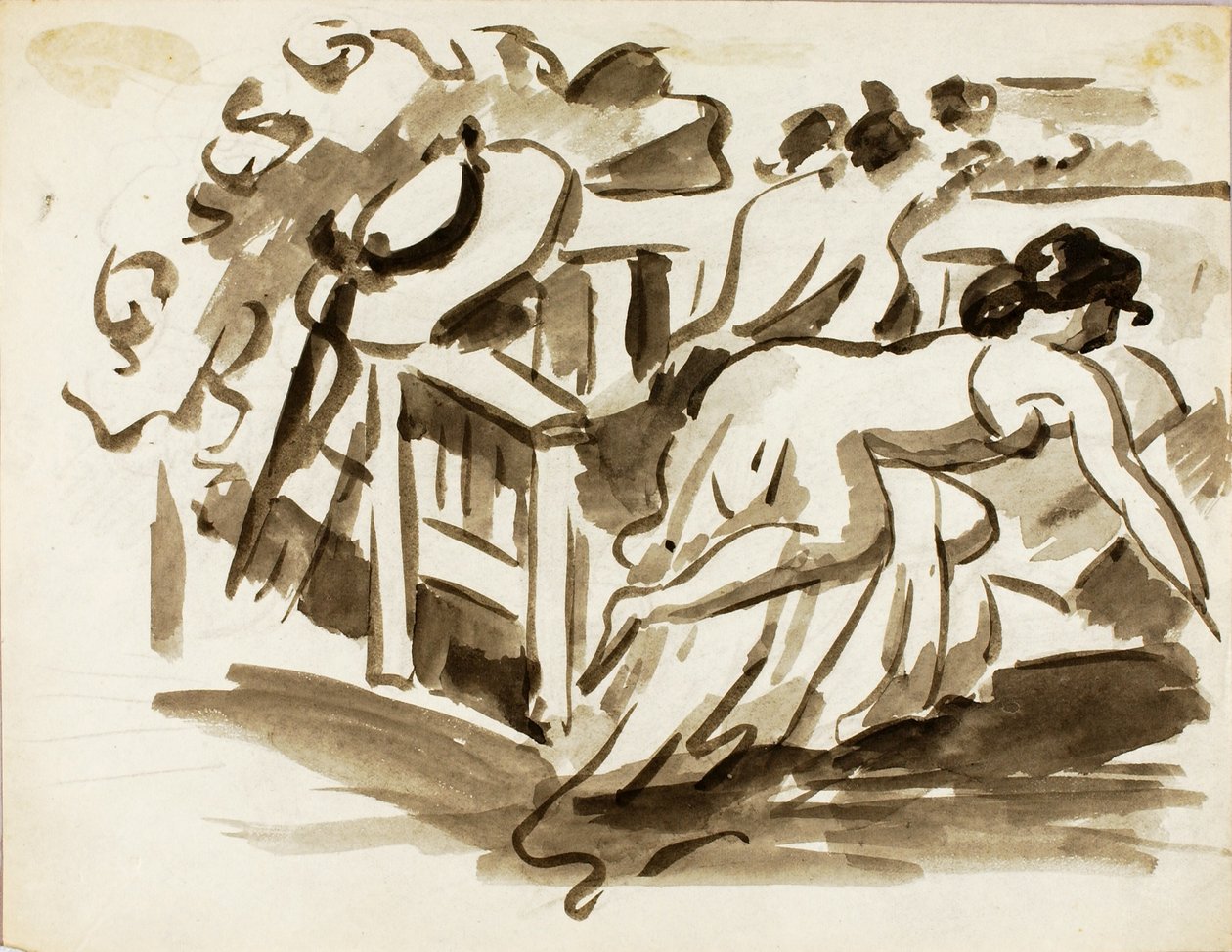 Mujer reclinada de Carl Newman
