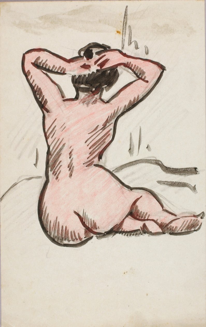 Desnudo sentado de Carl Newman