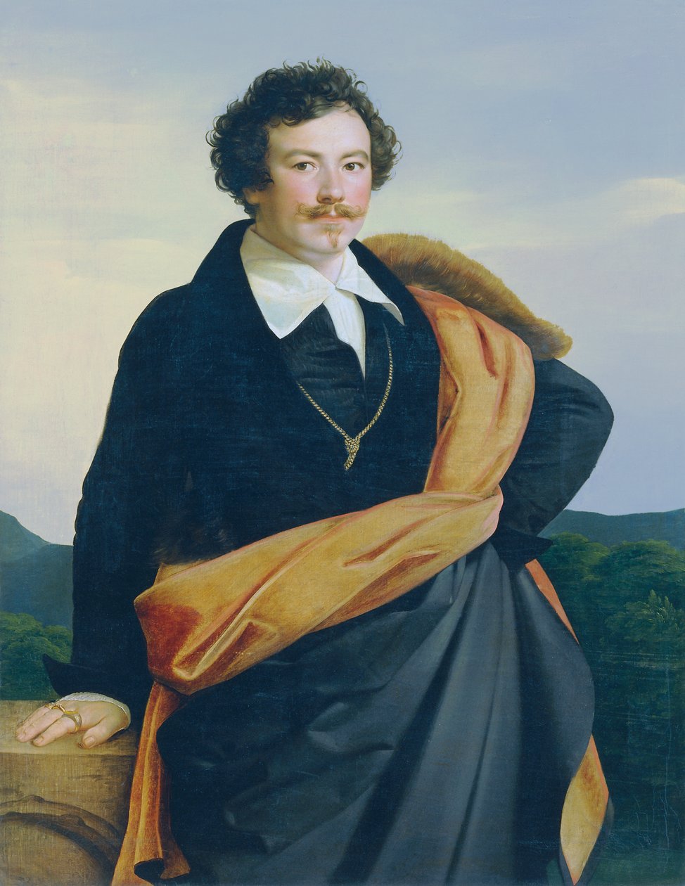 Auto retrato de Carl Peter Goebel d. Ä.
