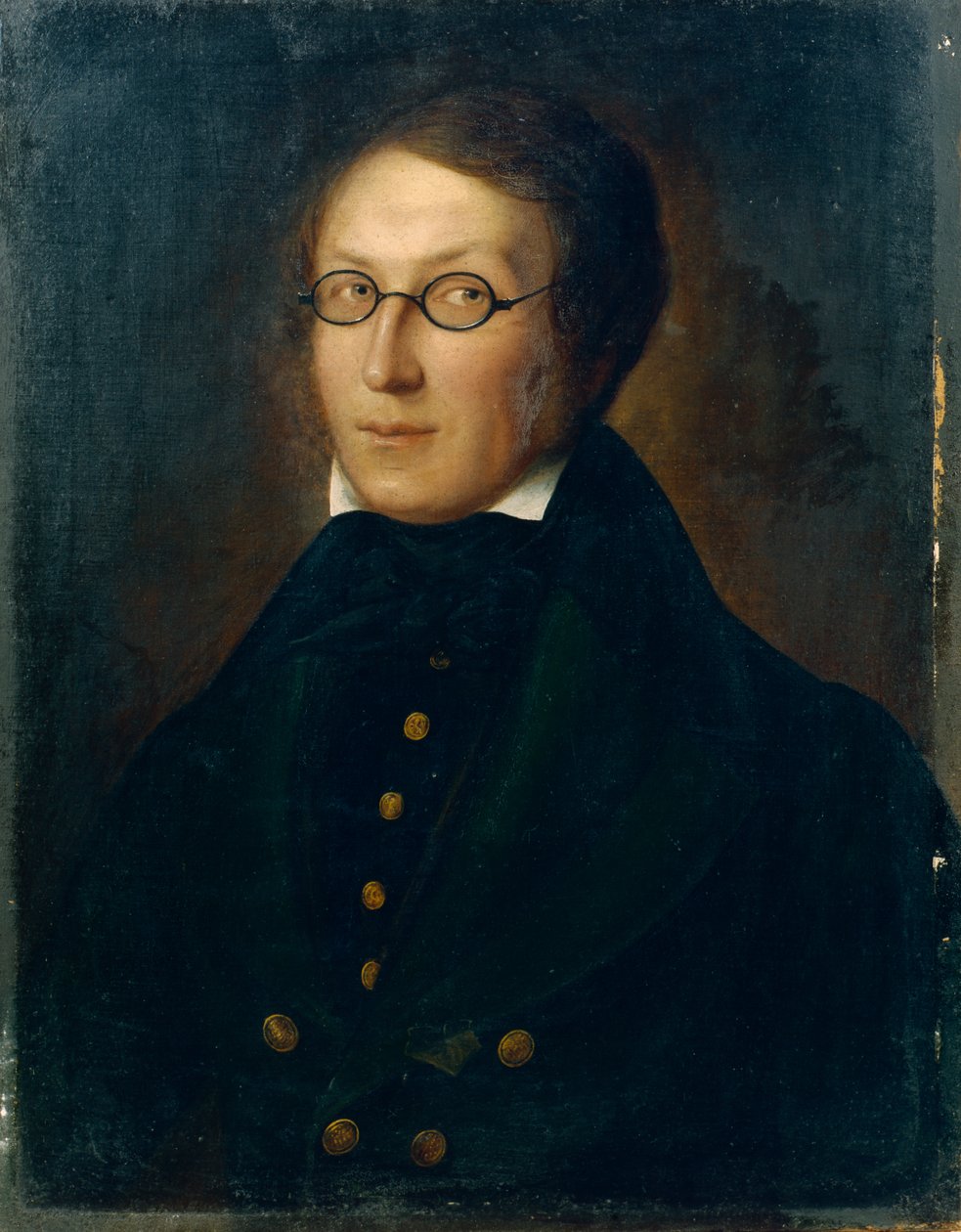 Autor Henrik Wergeland, c.1830 (pintura) de Carl Peter Lehmann