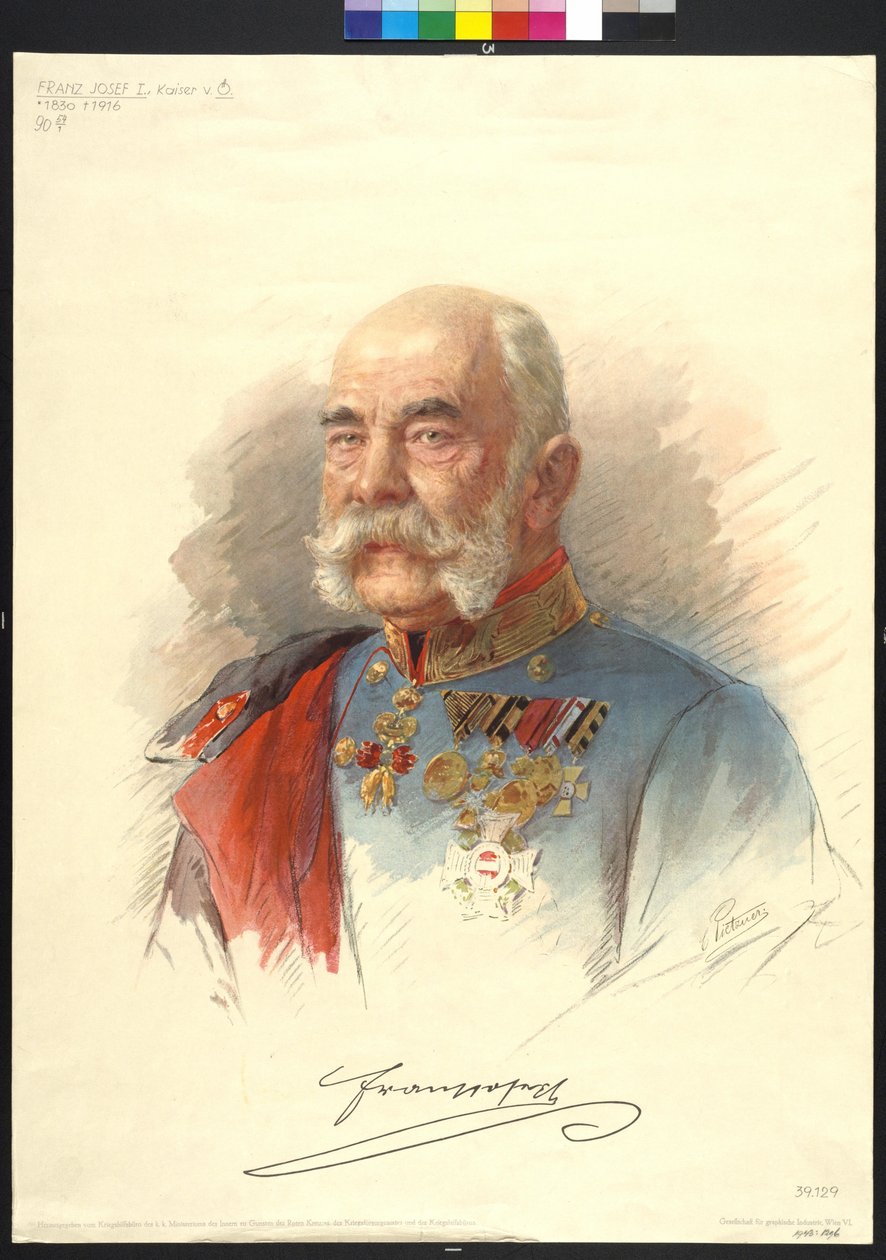 Emperador de Austria Francisco José I de Carl Pietzner