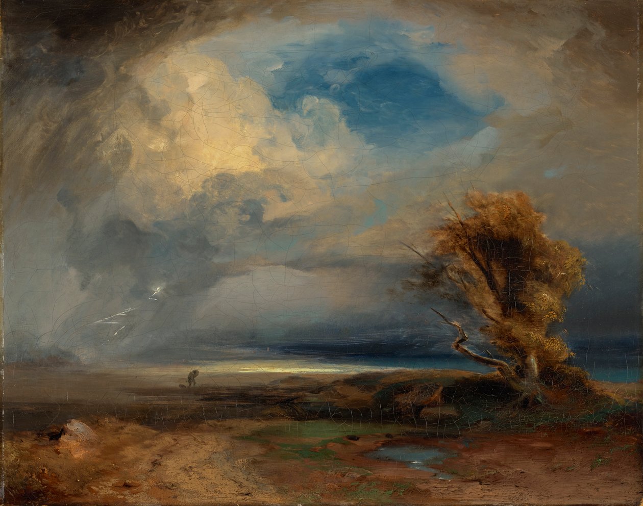 Paisaje de tormenta cósmica de Carl Rottmann