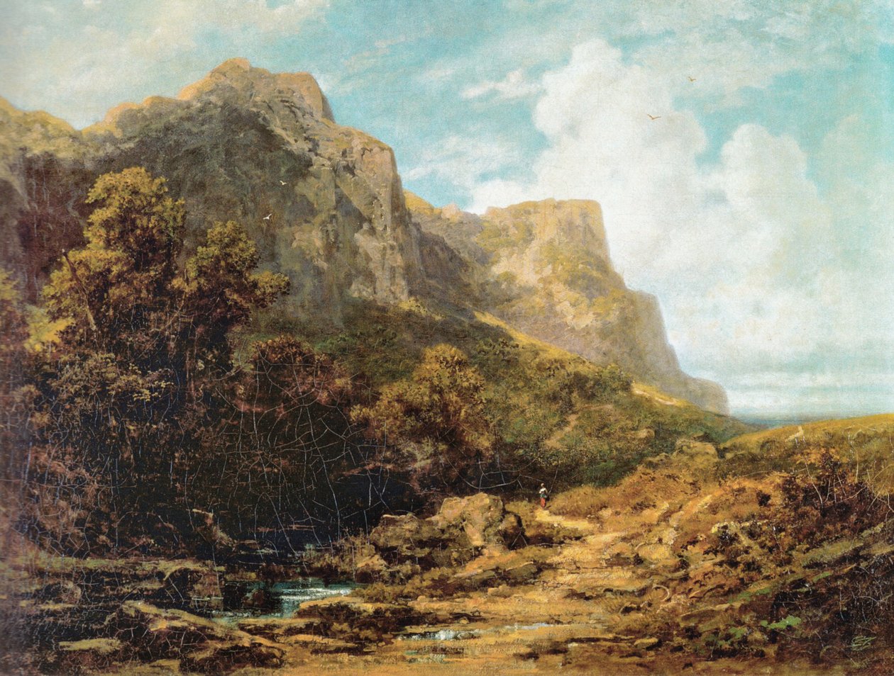 Paisaje montañoso bávaro de Carl Spitzweg
