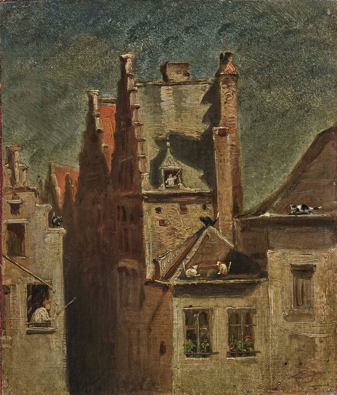 Concierto de gatos de Carl Spitzweg