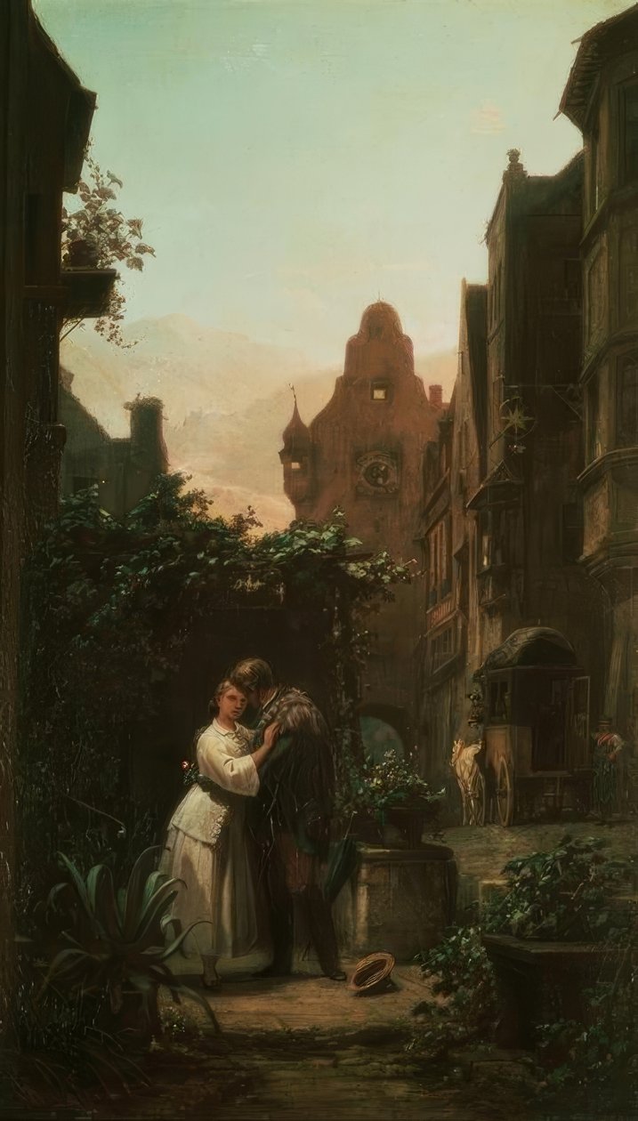 La despedida de Carl Spitzweg