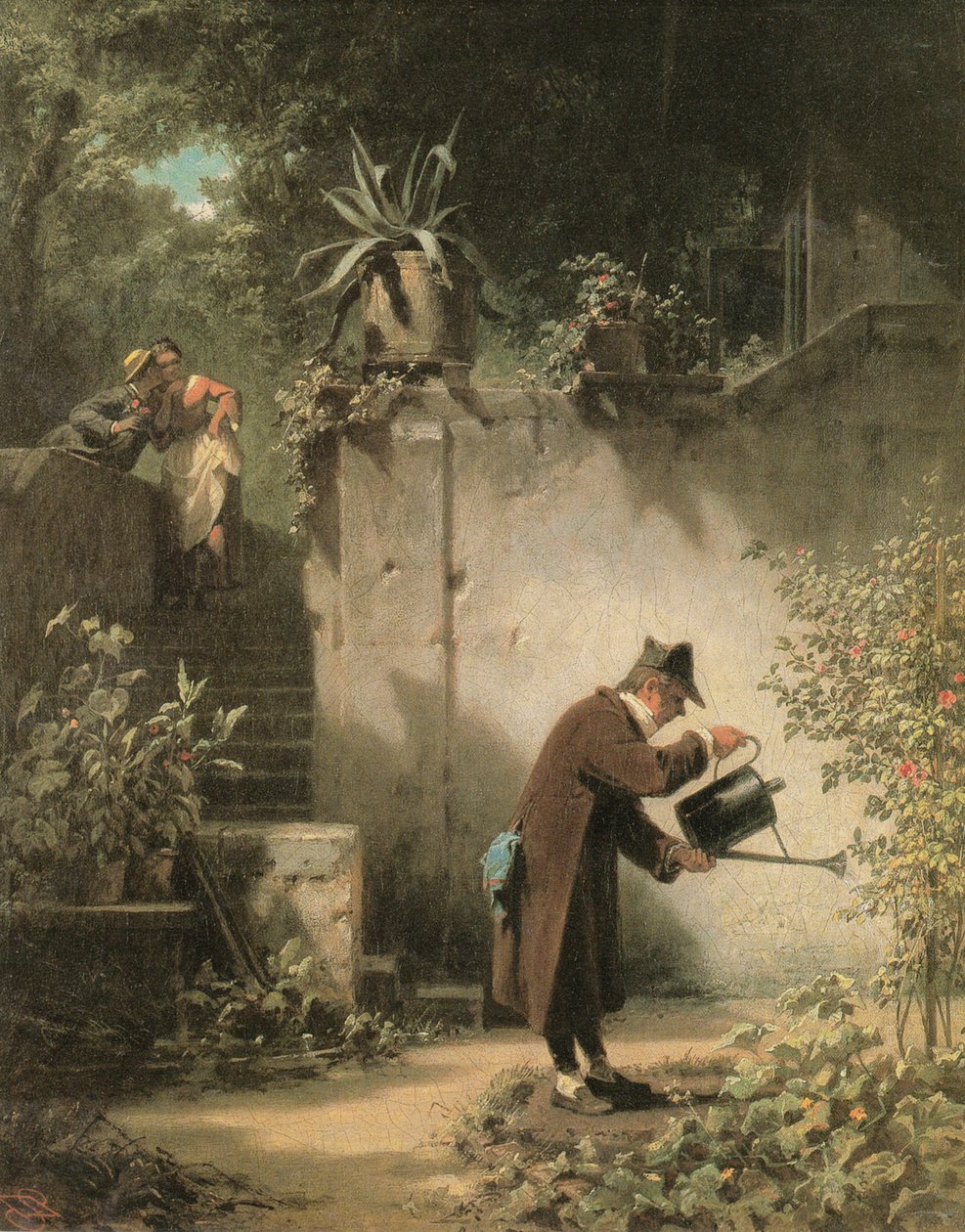 El amigo de las flores de Carl Spitzweg
