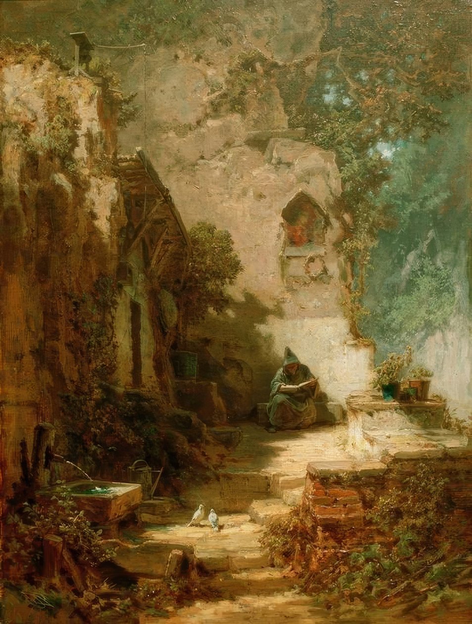 El ermitaño de Carl Spitzweg