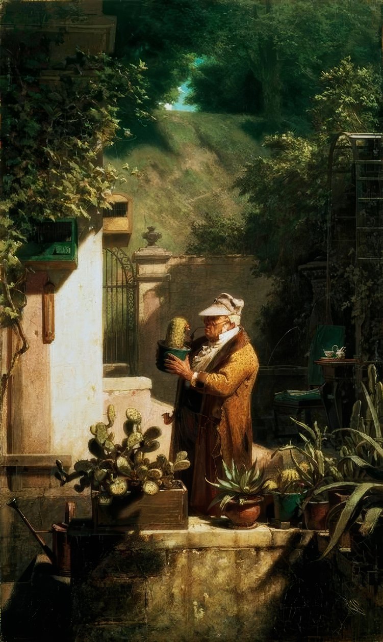 El amigo del cactus de Carl Spitzweg