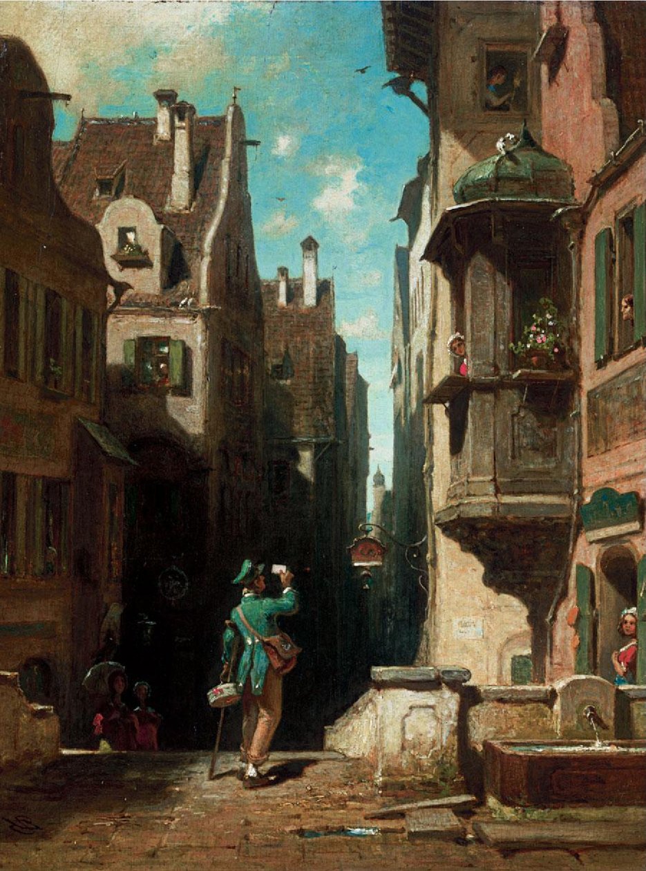 El cartero de Carl Spitzweg