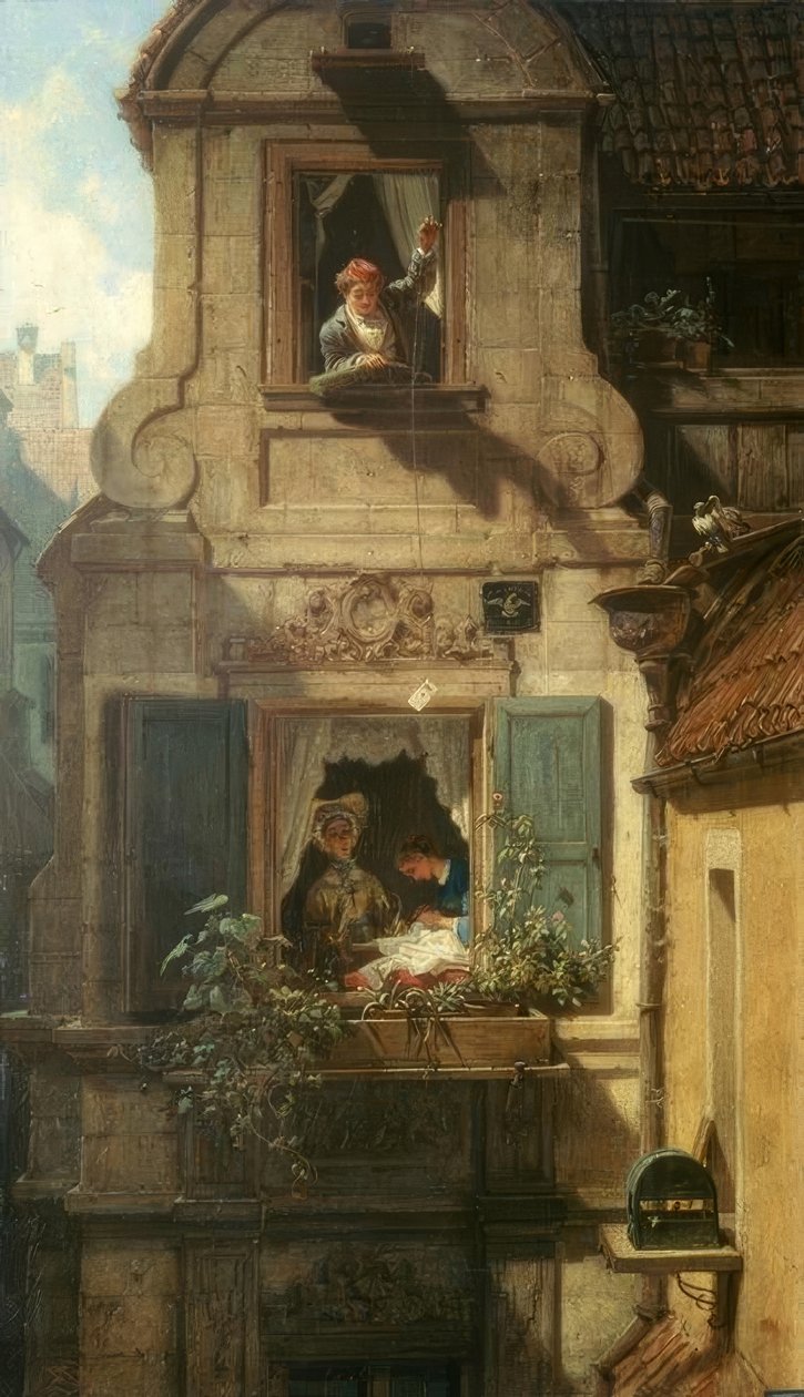 La Carta de Amor Interceptada de Carl Spitzweg