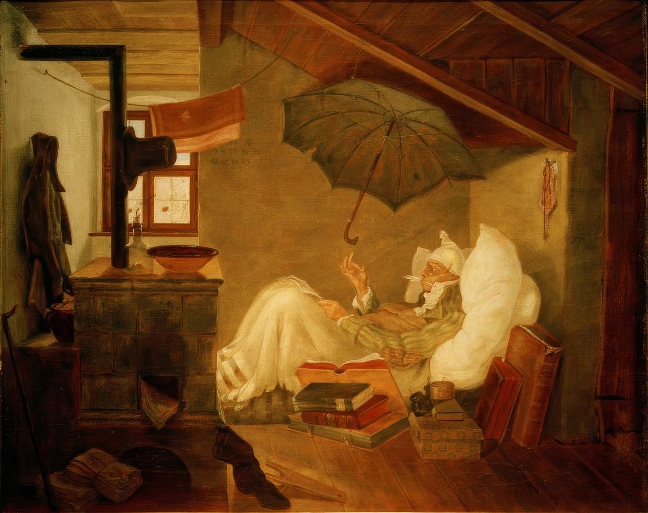 El poeta pobre de Carl Spitzweg