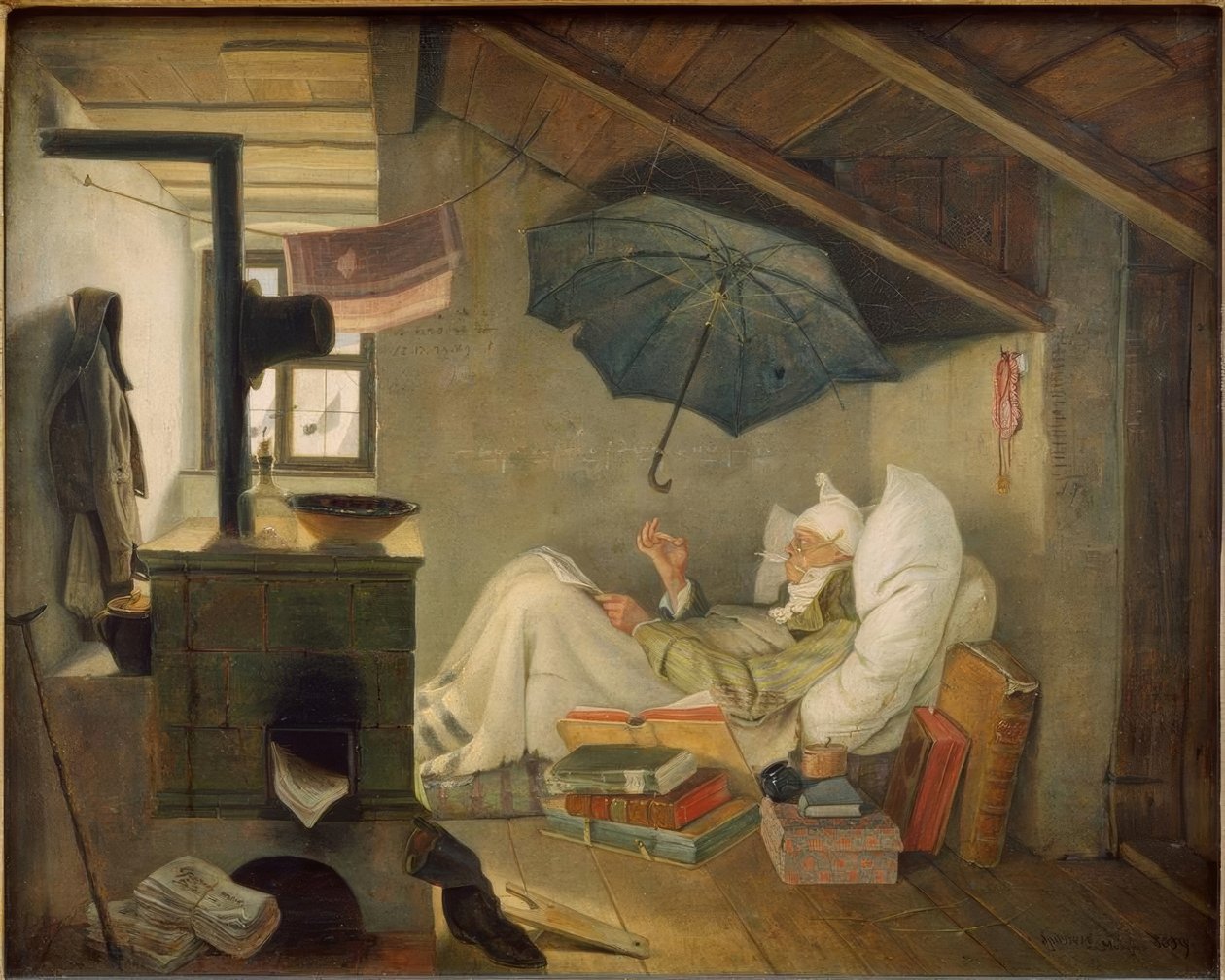 El poeta pobre de Carl Spitzweg