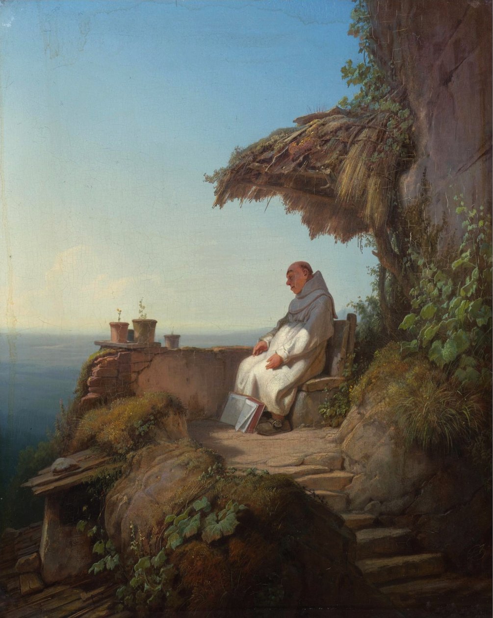 El ermitaño dormido de Carl Spitzweg