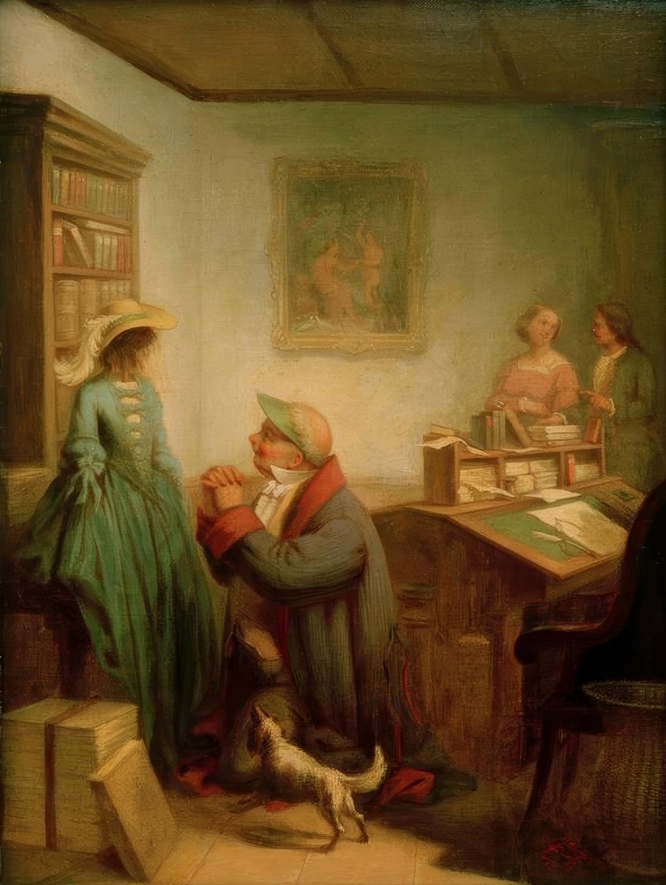La amada de Carl Spitzweg