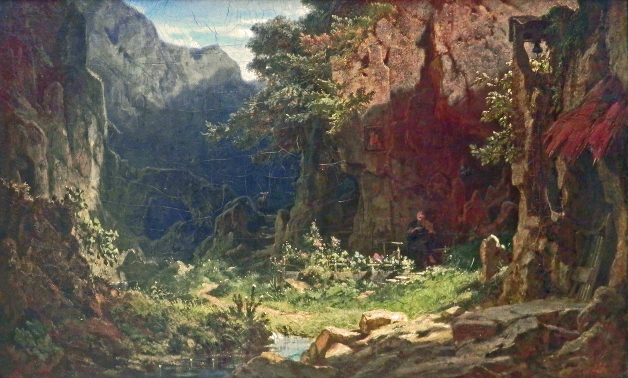 Un ermitaño de Carl Spitzweg