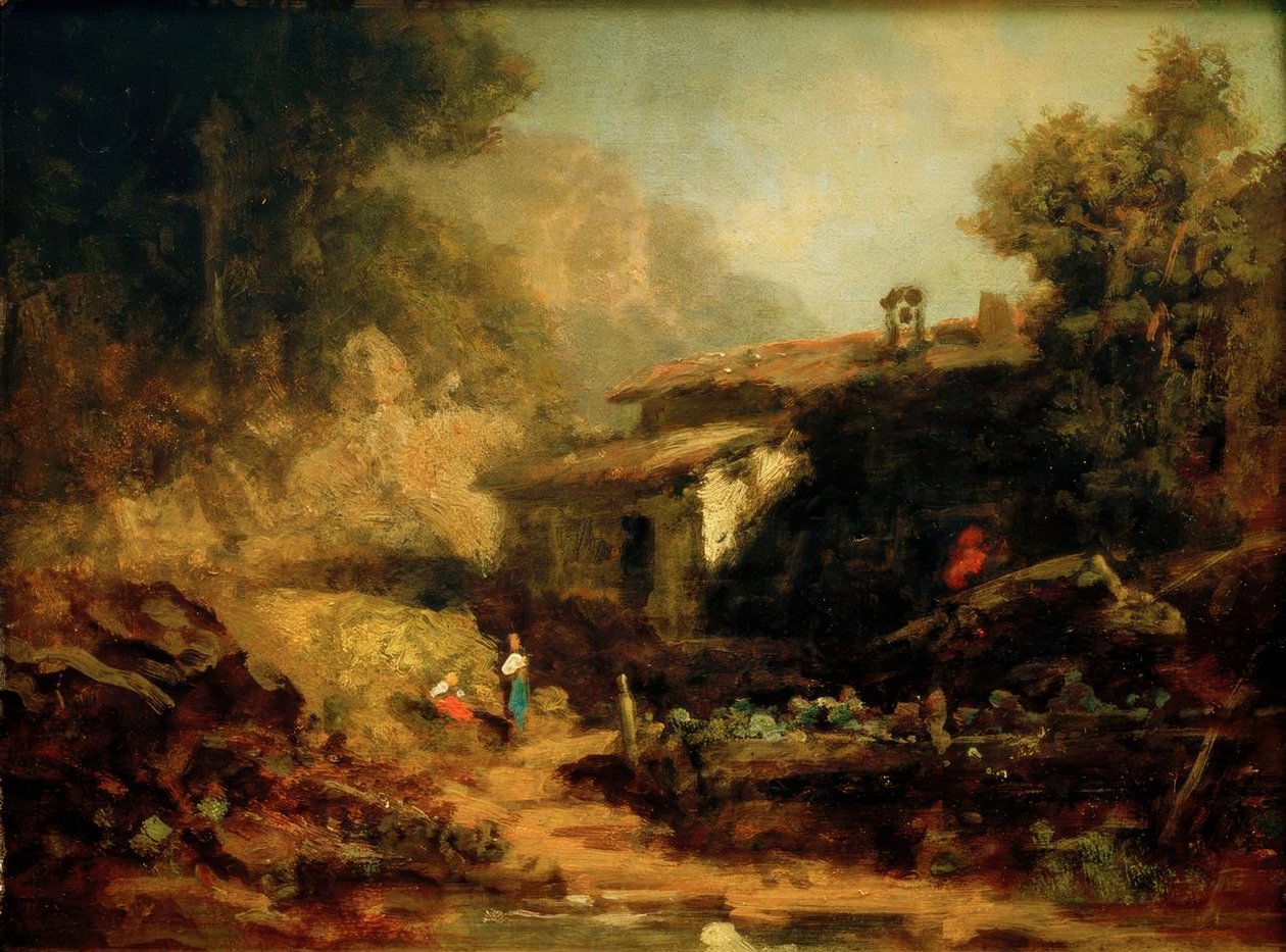 Molino en la montaña de Carl Spitzweg