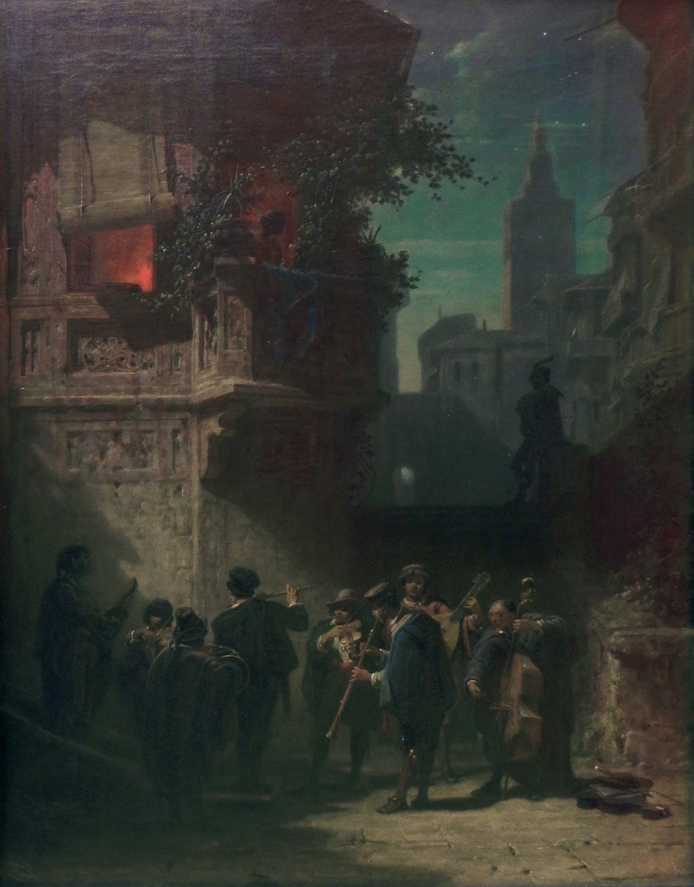 Serenata española de Carl Spitzweg