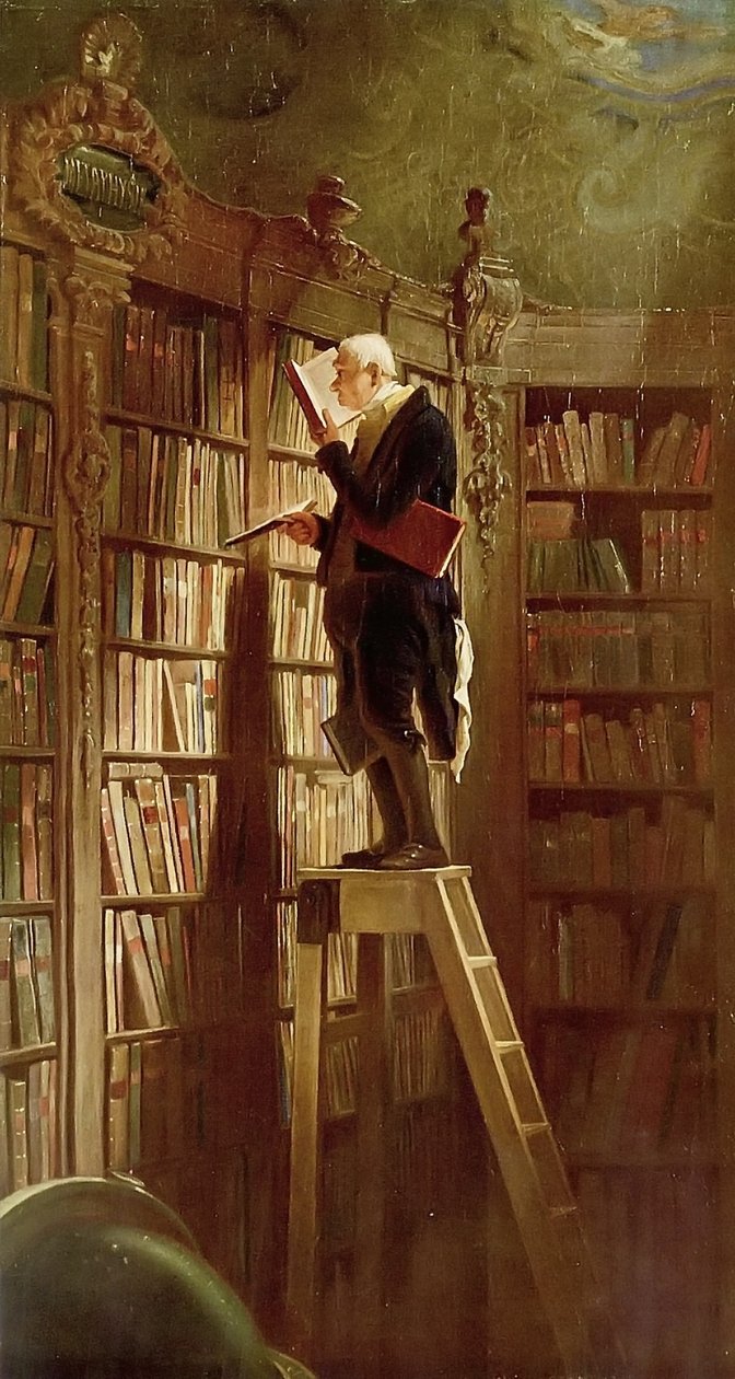 El ratón de biblioteca de Carl Spitzweg