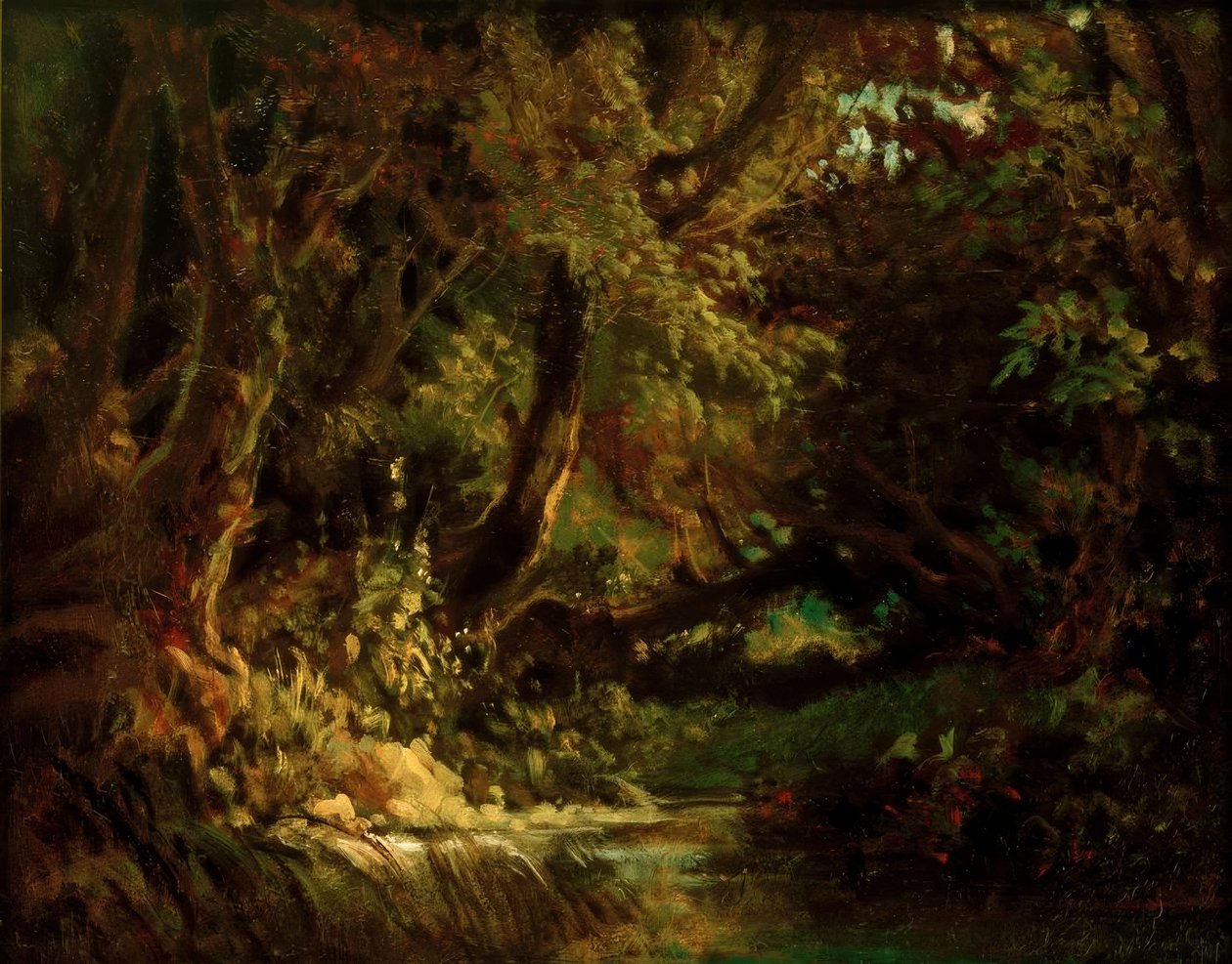 Interior del bosque de Carl Spitzweg
