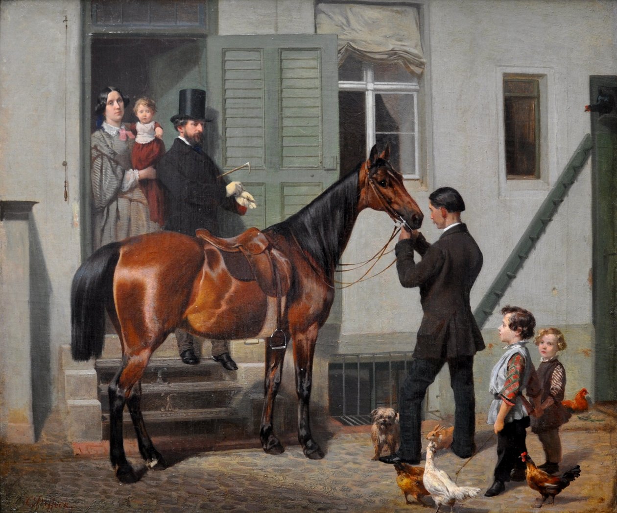 Cabalgata del Artista de Carl Steffeck