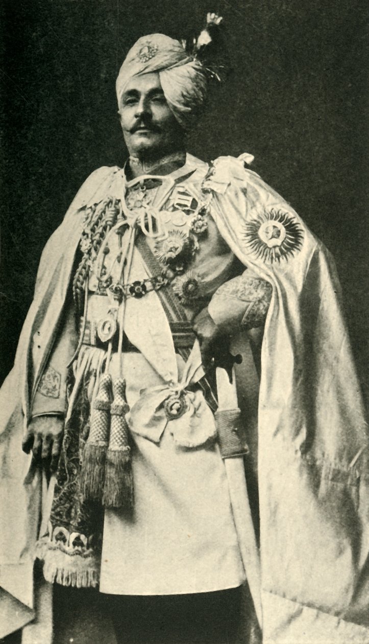 Sir Pertab Singh, finales del siglo XIX, c1920 de Carl Vandyk