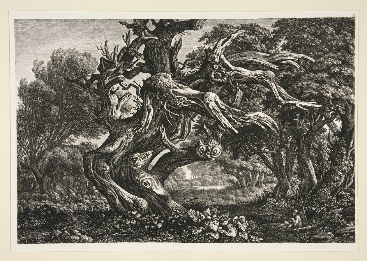 Paisaje de Carl Wilhelm Kolbe the elder