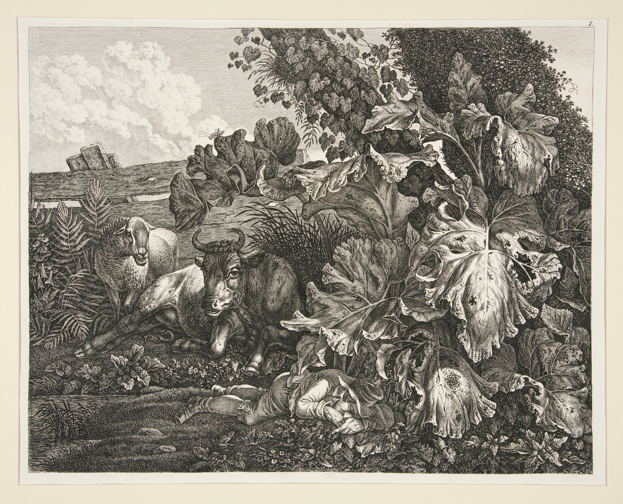 Paisaje de Carl Wilhelm Kolbe the elder