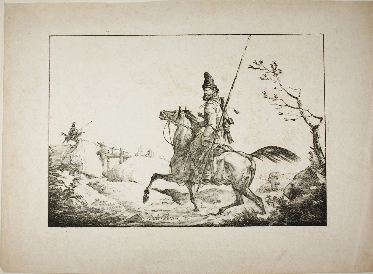 Un cosaco de Carle Vernet