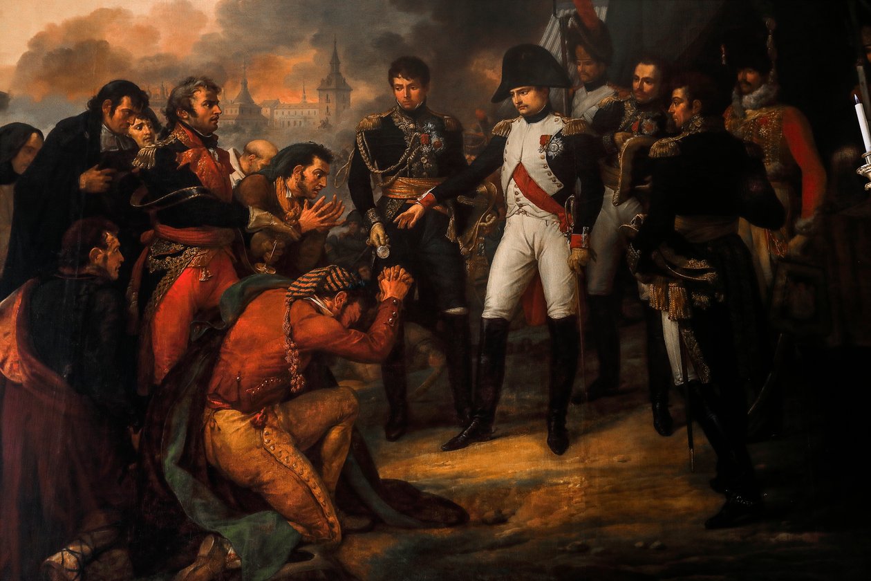 Napoleón frente a Madrid en 1808 de Carle Vernet