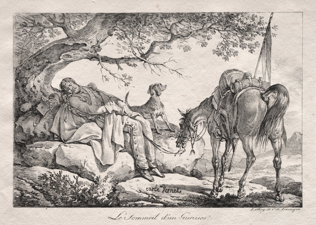 The Sleeping Soldier de Carle Vernet