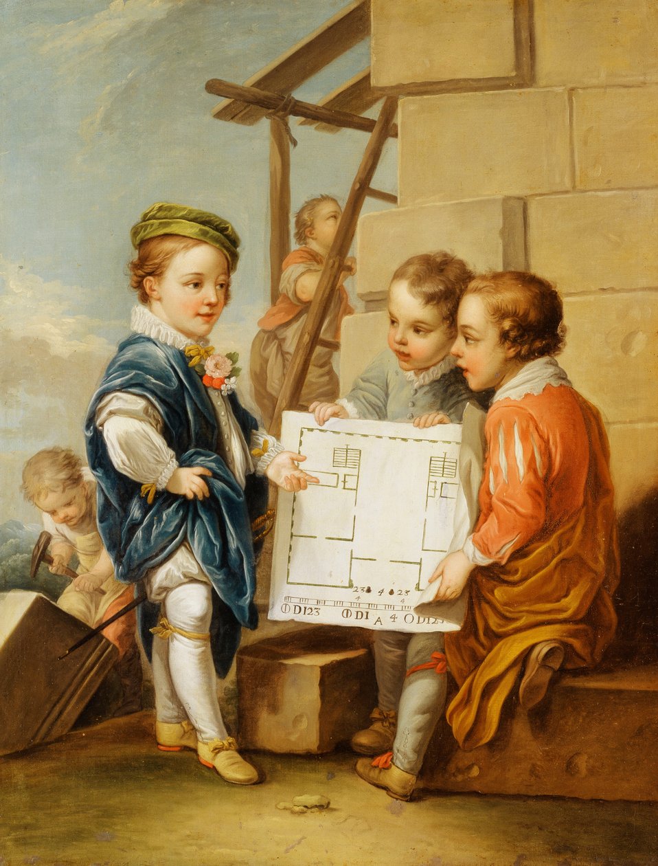 Las Cuatro Artes - Arquitectura de Carle van Loo