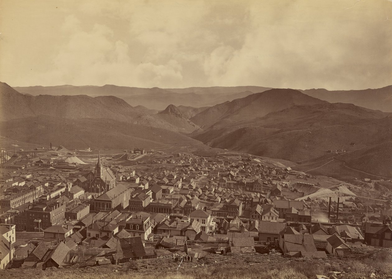 Virginia City, Nevada de Carleton E. Watkins