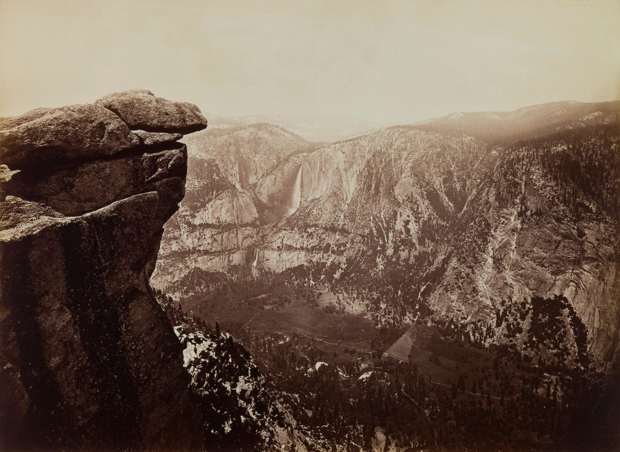 Cataratas de Yosemite desde Glacier Point de Carleton E. Watkins