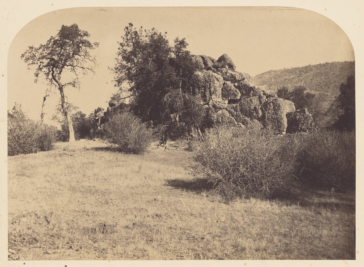 [Tower Rock - Vista Norte] de Carleton Watkins