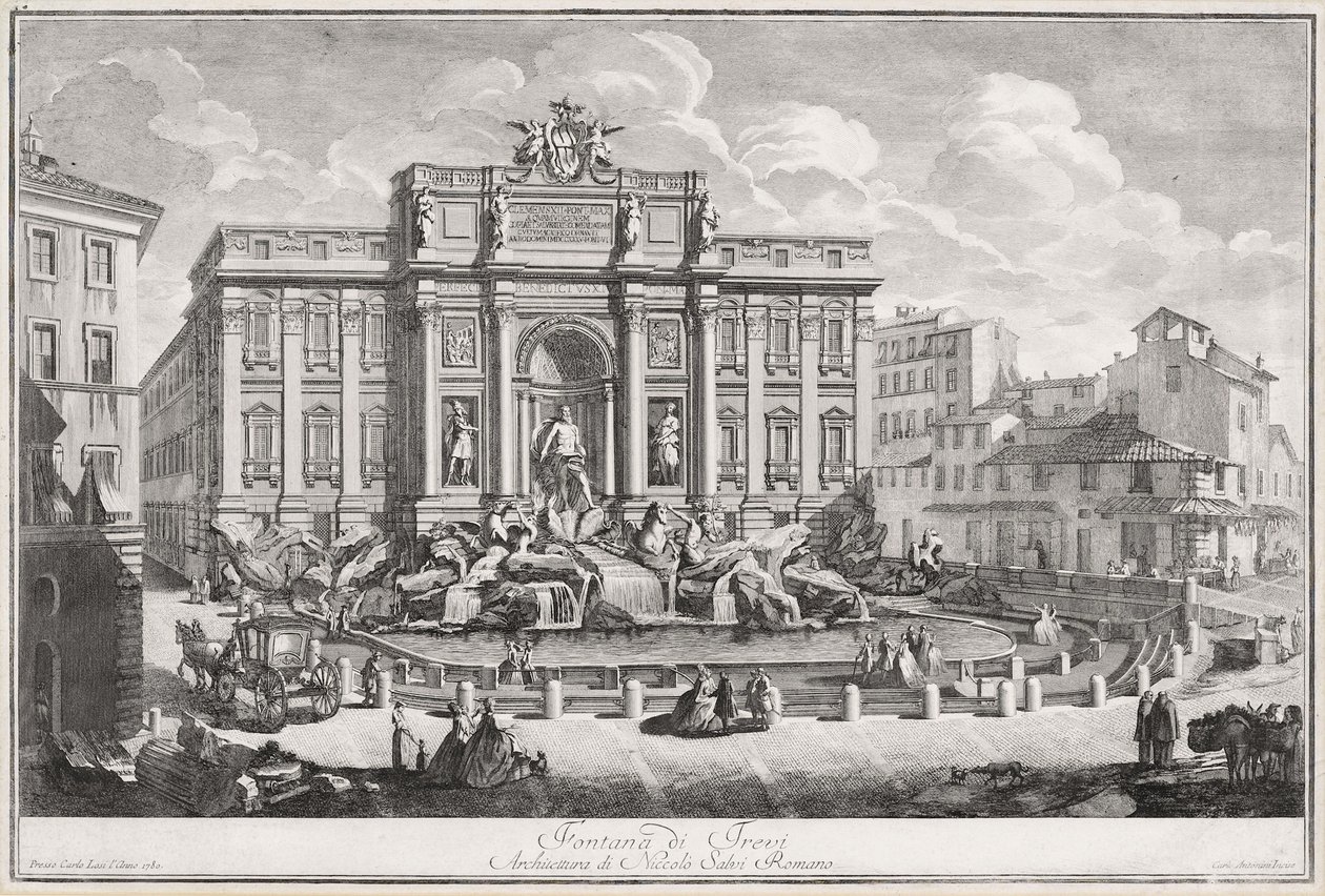 Roma, Fontana di Trevi de Carlo Antonini