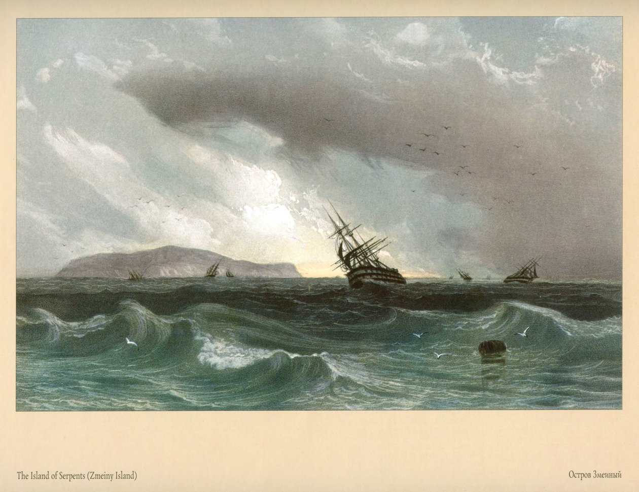 Carlo Bossoli. Isla de las Serpientes de Carlo Bossoli