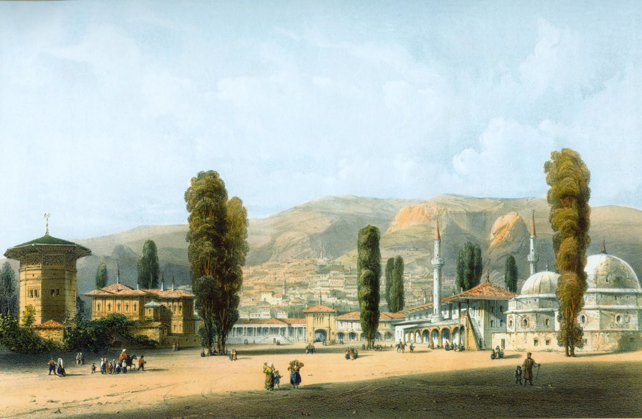 Bajchisarái. Palacio del Khan de Carlo Bossoli