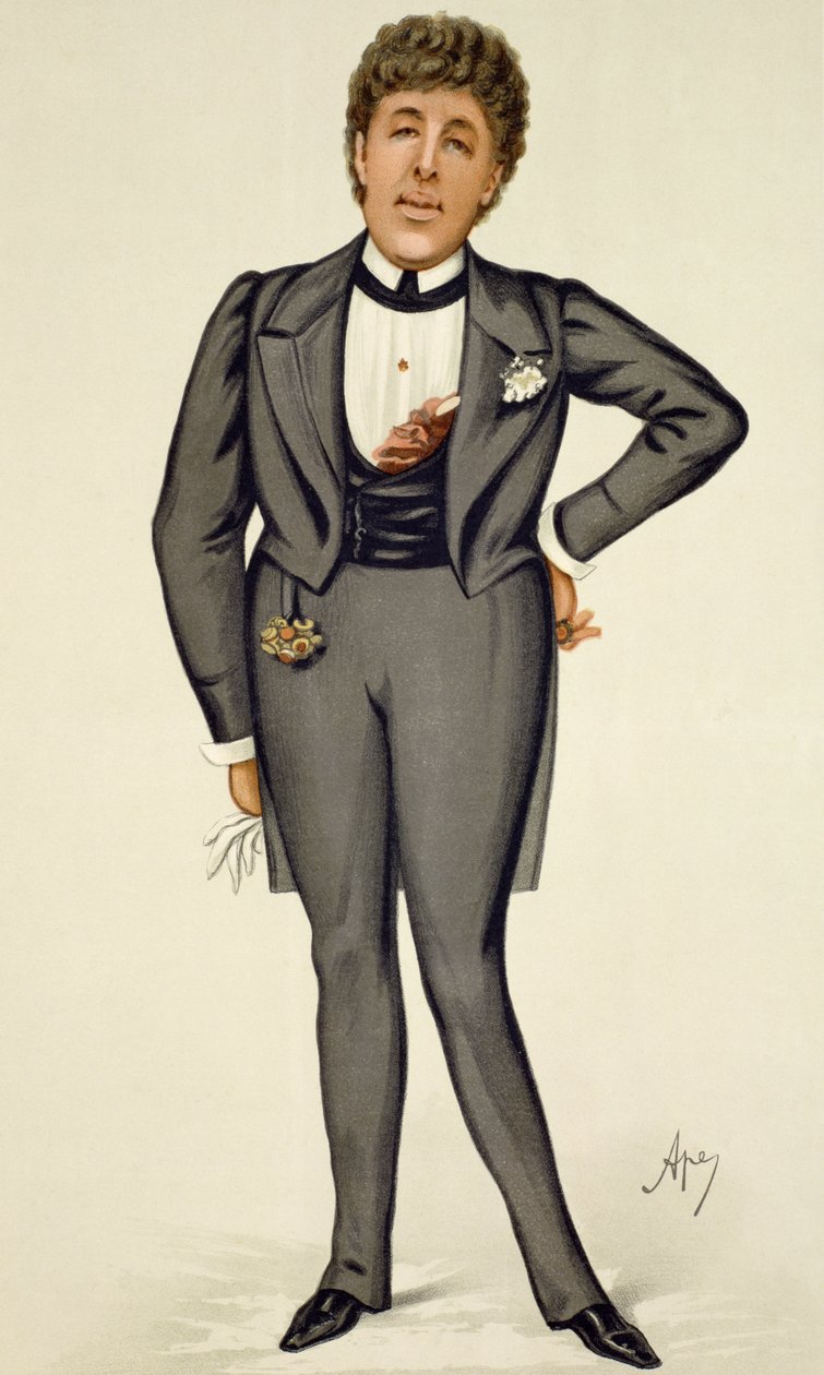 Oscar Wilde, caricatura de 