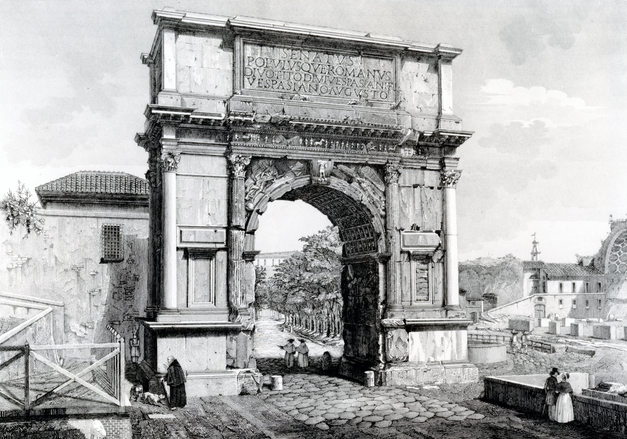 Arco de Tito, parte de una serie de 