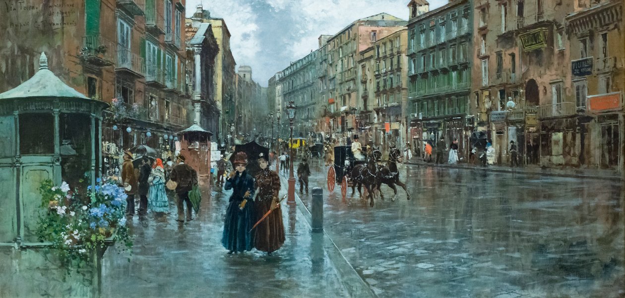 Nápoles vía Toledo: parece que va a llover de Carlo Brancaccio