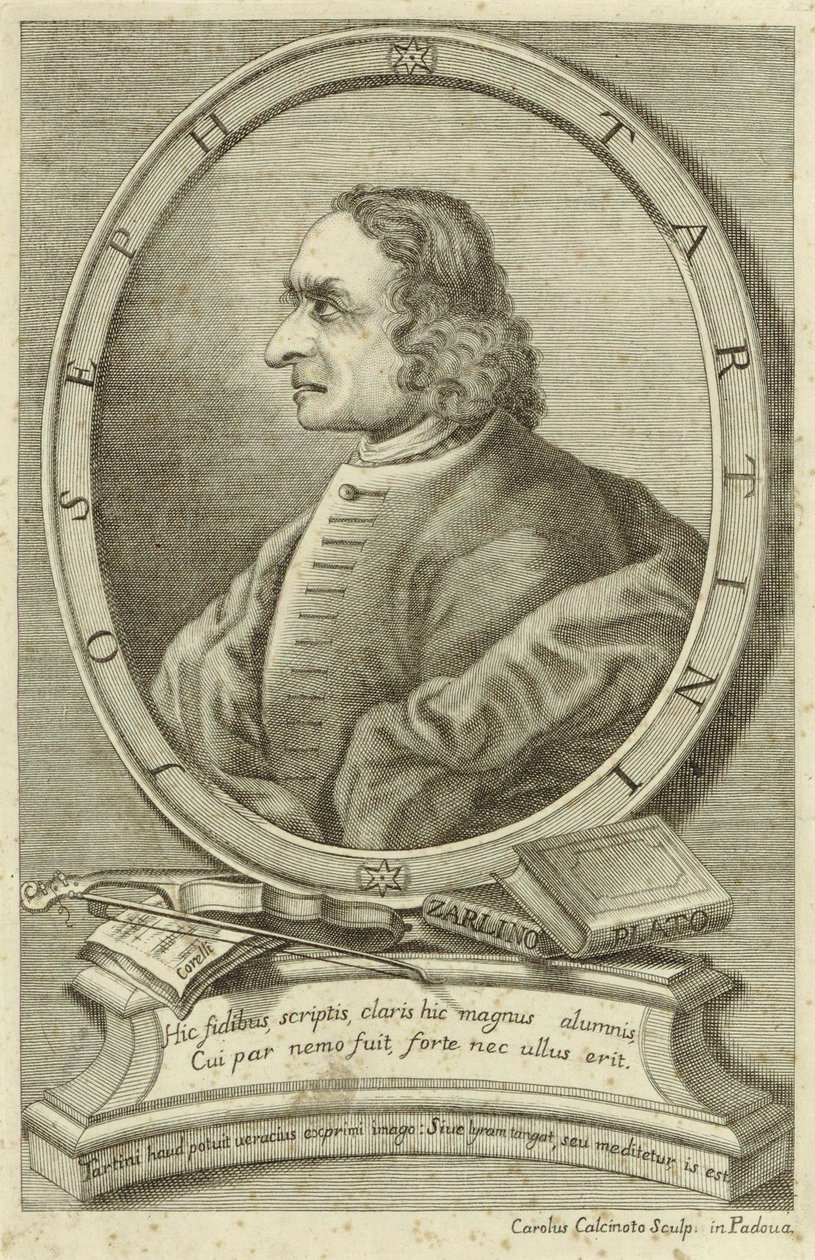 Personaje representado:  Giuseppe Tartini de Carlo Calcinotto