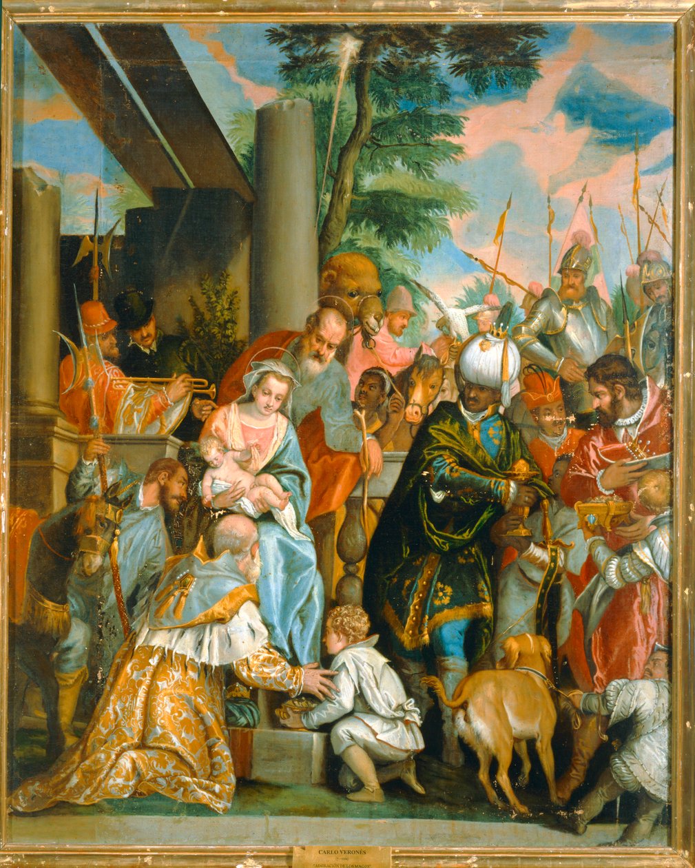 Adoración de los Reyes Magos. 10014560 ... de Carlo Caliari
